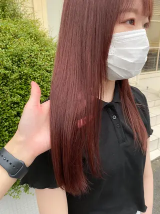 ロング y.s.h所属・ハイトーンカラー🌈 メンズパーマ鈴木康平のヘアスタイル