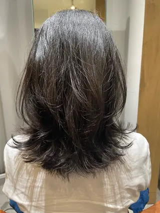 セミロング 大人ショート/鎌倉/ カット/edA.菫のヘアスタイル