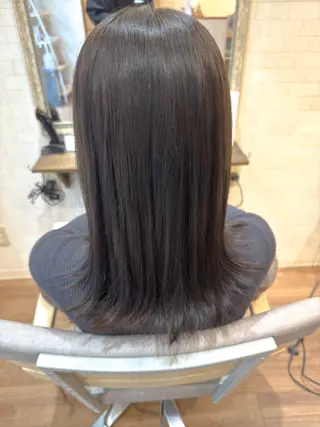 セミロング カラー KOBA こばのヘアスタイル