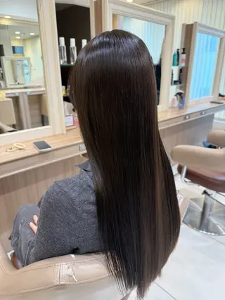 ロング カラー 韓国ヘアメイク🎀/ 縮毛矯正✨山本媛香のヘアスタイル