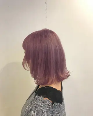 ミディアム カラー 池袋/透明感カラー 🎀Yuri🎀のヘアスタイル