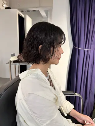 ミディアム パーマ お悩み解決パーマ hana🩰のヘアスタイル