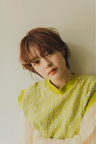 ショート パーマ kyon.hair 韓国カットカラーのヘアスタイル