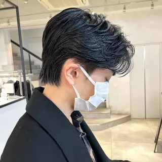 ショート メンズ 🐈‍⬛韓国ヘア カノン♥️のヘアスタイル