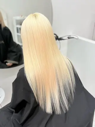 ロング Haruna/河原町 ハイトーン🤍のヘアスタイル