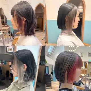 ミディアム 髪質改善/縮毛矯正/ ボブ/店長/槌矢圭悟のヘアスタイル