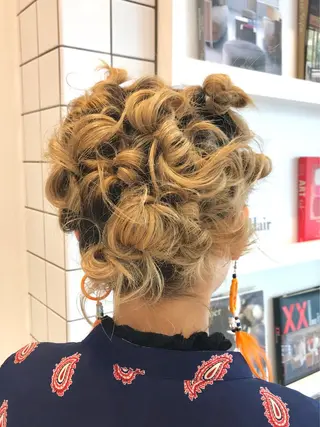 ショート ヘアアレンジ 髙橋 かすみのヘアスタイル