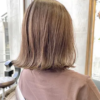 ミディアム カラー ヘアアレンジ tane.所属・【ダメージレス施術】 【透明感】北村 拓也のヘアスタイル