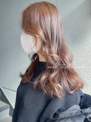 ロング カラー カラーパティシエ facce🌼ikoのヘアスタイル