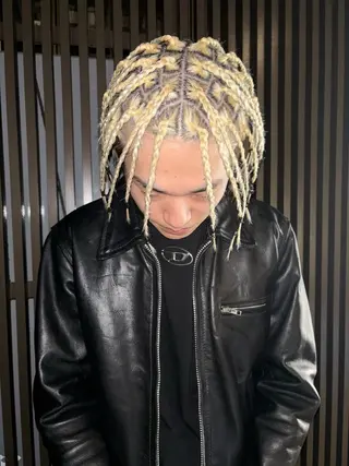 ショート ヘアアレンジ メンズ SALOWIN 神宮前５丁目店所属・メンズ/特殊ヘア パーマ🕷️小夏貴也のヘアスタイル