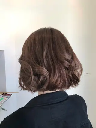 ミディアム カラー ヘア＆エステ フォーチュン所属・石川 奈緒子のヘアスタイル