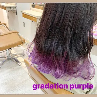 ミディアム カラー 韓国🇰🇷レイヤー 映える顔周り🩷のヘアスタイル