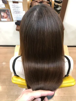 ロング カラー 菊地　智 【LAZO】千歳船橋のヘアスタイル