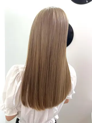 ロング カラー ヘアアレンジ 🧨ブリーチー×ボブ レイヤー💎じゅえるのヘアスタイル