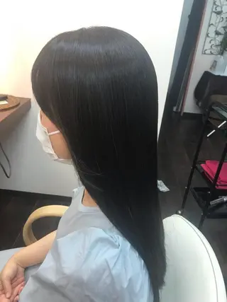 ロング パーマ 桧山 真のヘアスタイル
