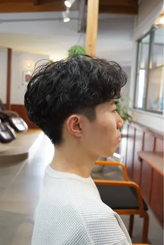 パーマ メンズ 美容室soi所属・メンズ特化/石田 凱土のヘアスタイル