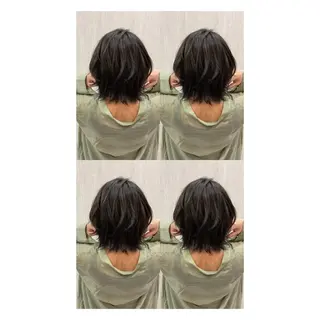 ショート カラー 店長✨レイヤー✖️ 髪質改善✖️韓国ヘアのヘアスタイル