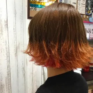 ショート カラー 金崎 新吾のヘアスタイル
