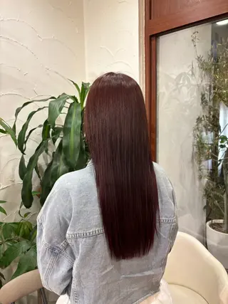 ロング カラー 倉澤 愛理のヘアスタイル