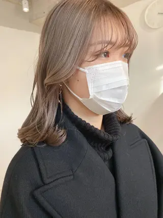 ミディアム カラー fit stand /HIIRAGIのヘアスタイル