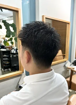 ショート メンズ まつやま さおりのヘアスタイル