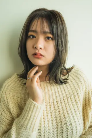 ミディアム カラー ボブ/レイヤー/透明 感カラー/dai🌿のヘアスタイル