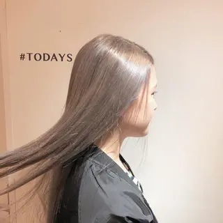 セミロング カラー 🌸ハイトーン 新田 廉 🌸のヘアスタイル