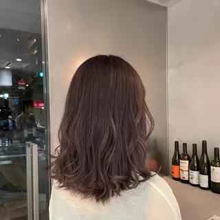 セミロング カラー 後藤 香乃のヘアスタイル