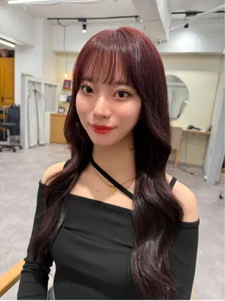 ロング カラー orente  omotesando所属・kato himariのヘアスタイル