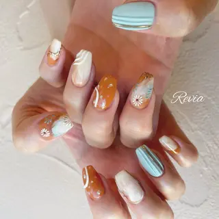 ネイル revia所属・ERI Nailistのネイルデザイン