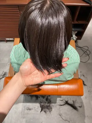 ショート カラー ヘアアレンジ 💟Opus/ Mizuki🐕💟のヘアスタイル