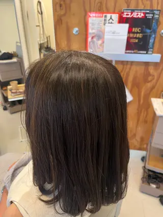 ミディアム カラー 髪質改善/縮毛矯正 艶髪🔥高杉のヘアスタイル