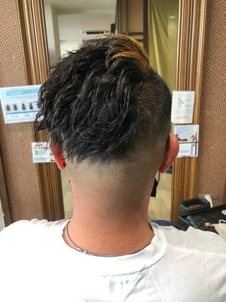 ショート パーマ メンズ パーマ/ハイトーン スパイキー/神田正紀のヘアスタイル