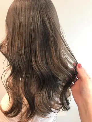 ロング カラー knock【ノック】所属・烏丸韓国ヘア🇰🇷 ayaka🎀のヘアスタイル