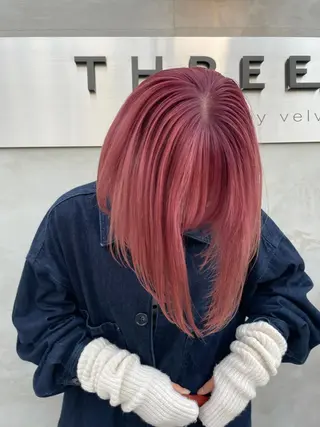 ミディアム カラー 博多ブリーチ /Ririkaのヘアスタイル