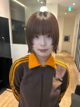 ショート 森山 葵 ショート×メンズのヘアスタイル