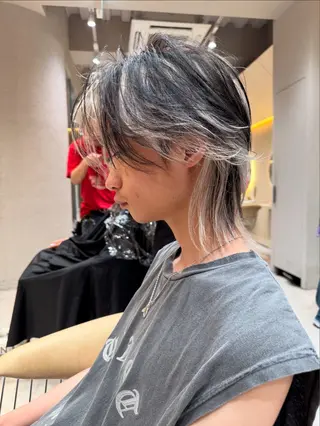 メンズ ブリーチ🌟リタッチ 🎠KANON🎡のヘアスタイル