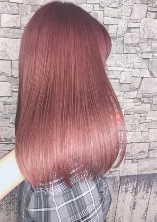 セミロング L'wis所属・🪄🫧ハイトーン/ 乙津茜🐰L'wisのヘアスタイル