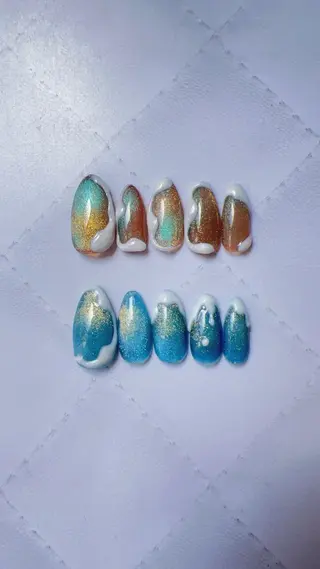 ネイル 小宇宙所属・小宇宙 近鉄今里徒歩5分🧬のネイルデザイン