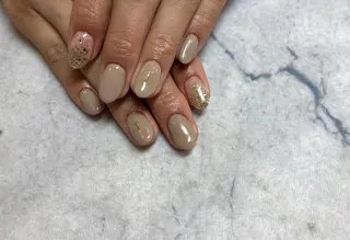 ネイル ネイルリボン 受付スタッフのネイルデザイン