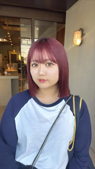 セミロング カラー 🎀韓国レイヤー/透 明感カラー/airiのヘアスタイル