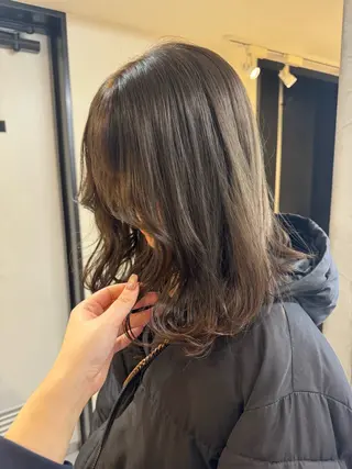 ロング カラー 赤み無し柔らかカラー 【梅田】madokaのヘアスタイル