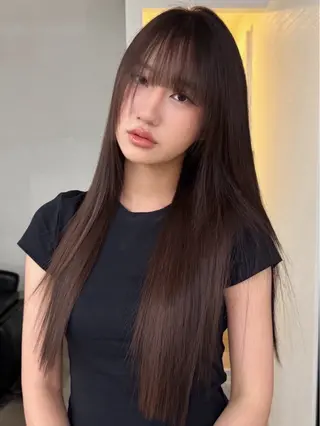 ロング 透明感カラー・ 髪質改善🩵イケダのヘアスタイル