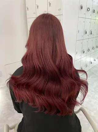 セミロング カラー ❄最強かわいいカラー ❄️MINA❄️のヘアスタイル