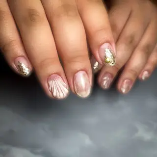 ネイル &.nail/ ニュアンス/持込み可のネイルデザイン