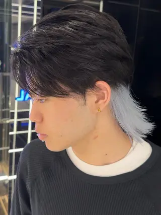 ショート カラー メンズ りょうへい/ 全頭ブリーチ/渋谷のヘアスタイル