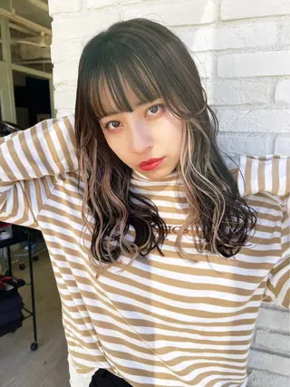 セミロング カラー angelica GARDEN所属・鈴木 駿のヘアスタイル