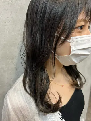 セミロング fraise ginza所属・fraise 銀座 青木海都のヘアスタイル
