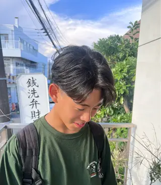 パーマ メンズ シールエクステ/メン ズパーマ/鎌倉/ユウのヘアスタイル