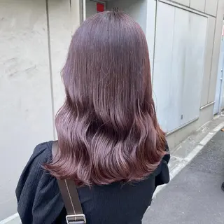 ロング カラー ガーリー♡女の子っぽ ヘア♡ピンクカラー♡のヘアスタイル